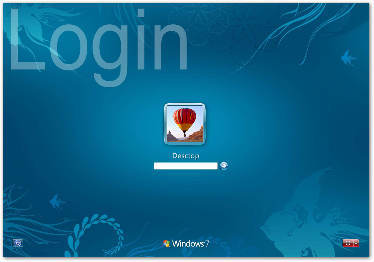 Экран Приветствия Windows 7 Аниме